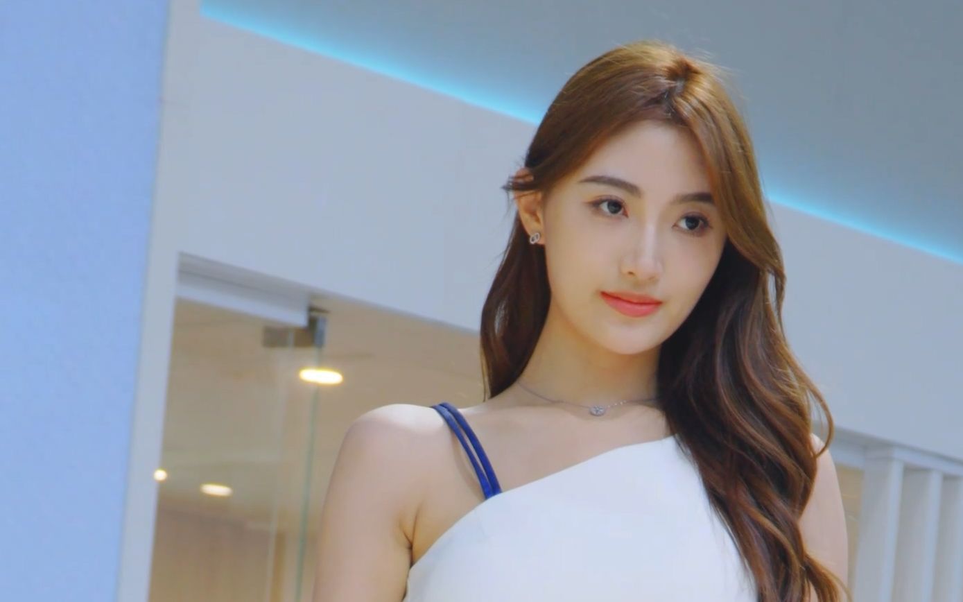 4k 2023粤港澳大湾区车展 现代汽车车模 37 珍妮