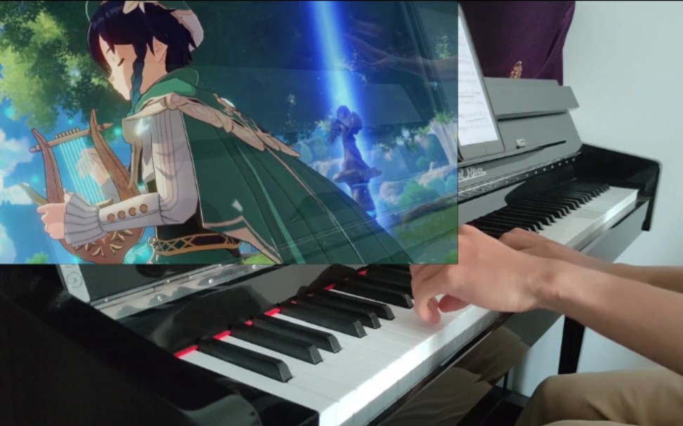 【原神/钢琴】温迪角色pv——诗人的工作