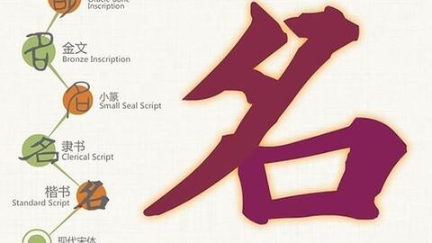 汉字演变之 名 字 说文解字注 名 自命也 从口夕 夕者冥也 冥不相見 故㠯口自名 哔哩哔哩