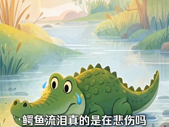 鳄鱼流泪真的是在悲伤吗?