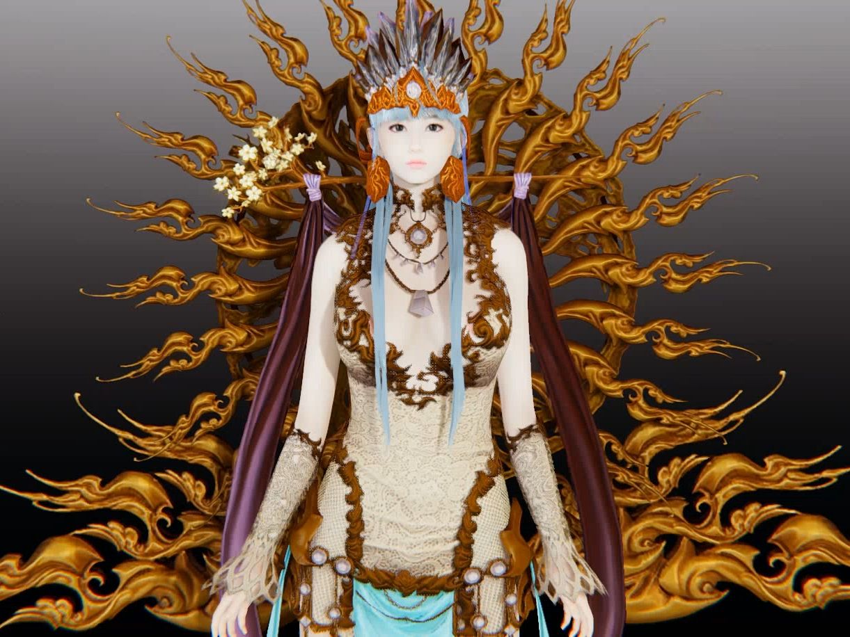 hs2 mod 剑灵-西洛女神套装