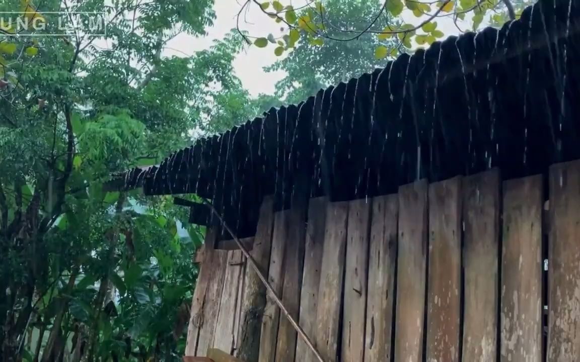 [图]铁皮屋顶上滂沱大雨，三分钟内快速入睡，解压/助眠/舒缓压力/学习