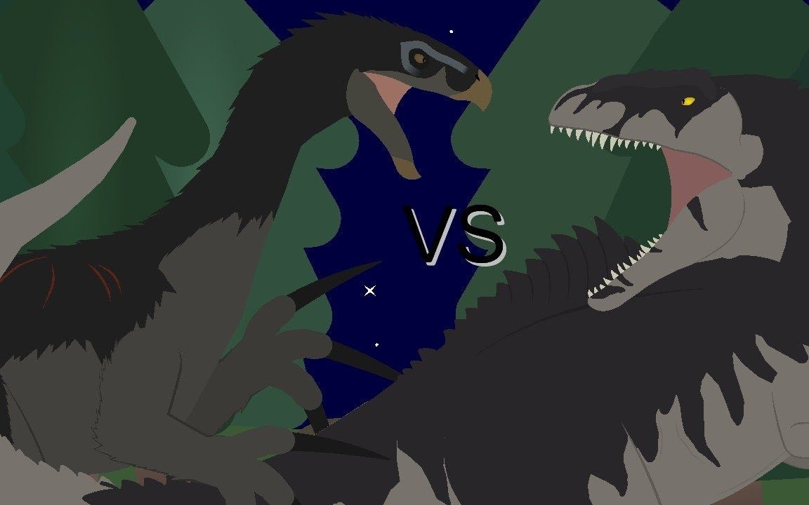 【油管转载】南方巨兽龙(北巨)vs镰刀龙/stick nodes动画短片