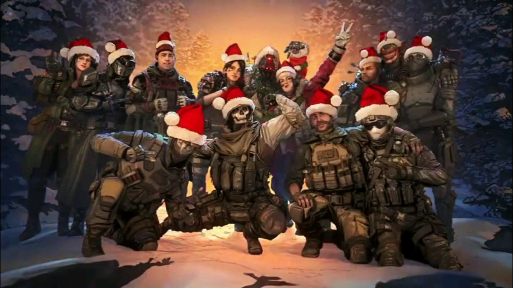 使命召唤手游:圣诞节合影!
