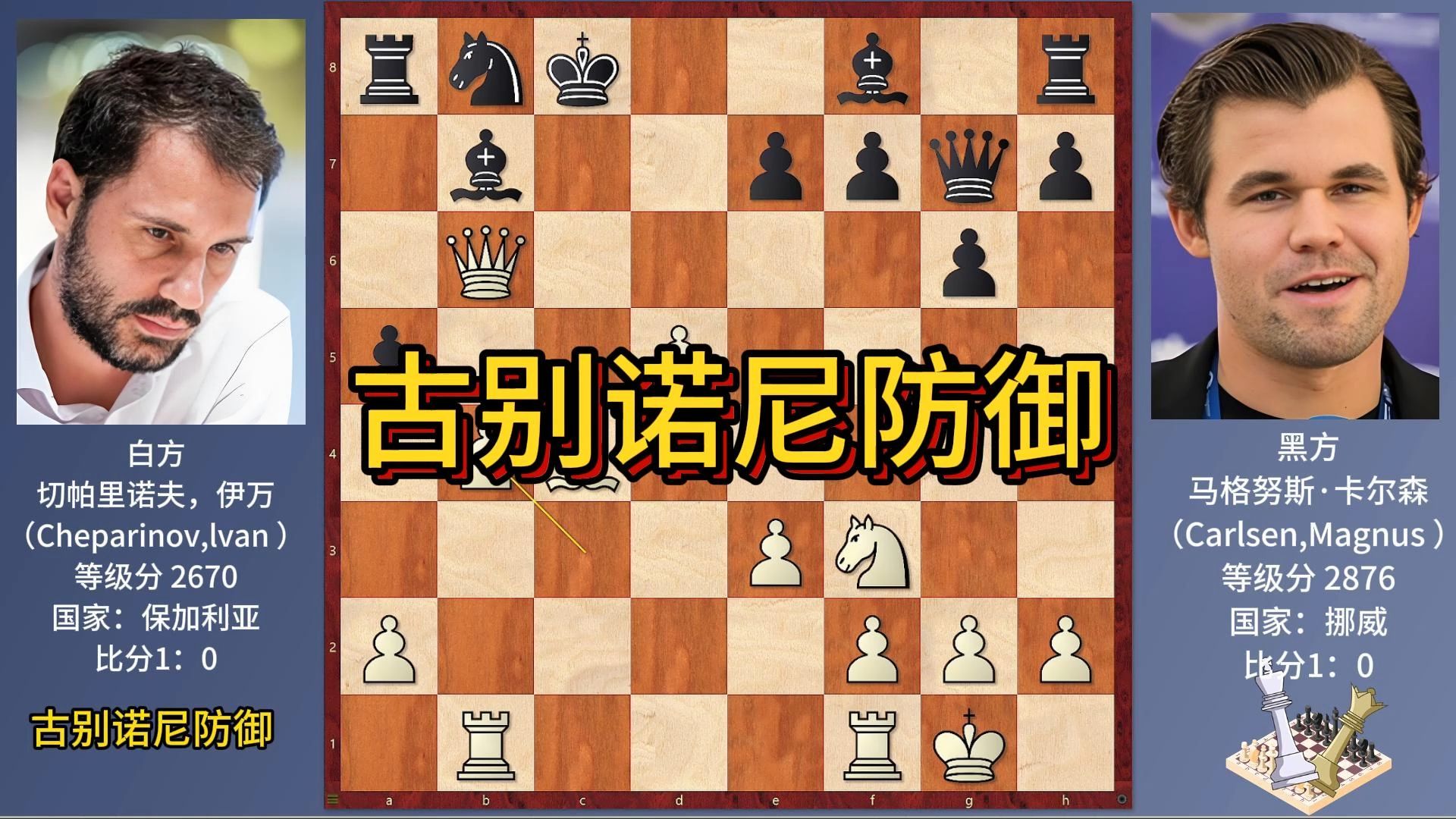 2670分棋手26步将杀2876分卡尔森哔哩哔哩bilibili