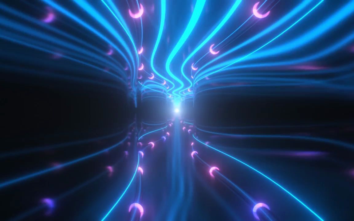 3d机械隧道穿梭舞蹈舞台投屏酒吧夜店演出led大屏幕背景vj视频素材
