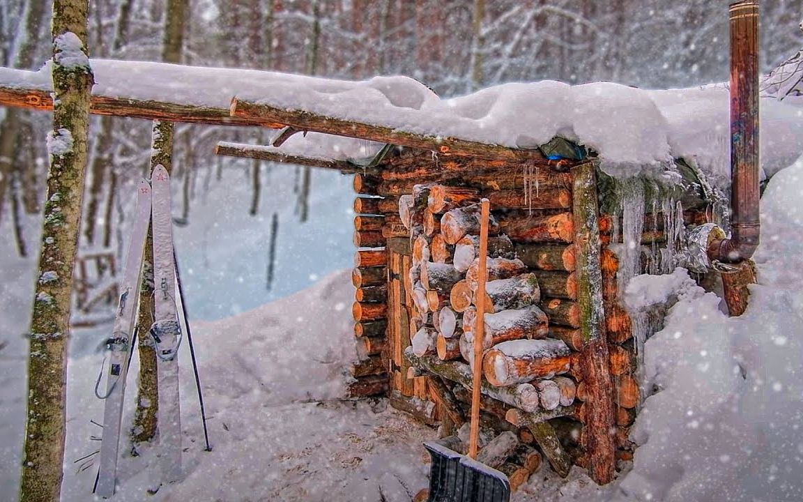 【life in the wild】冬季野外庇护所