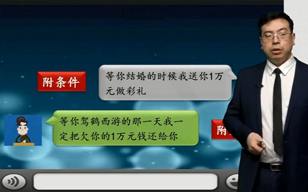 附条件和附期限的法律行为的判定标准哔哩哔哩bilibili