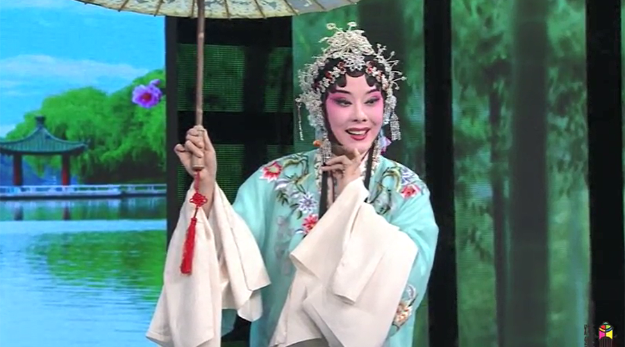 豫剧白蛇传游湖欣赏青年演员袁娜饰演的白素贞好美