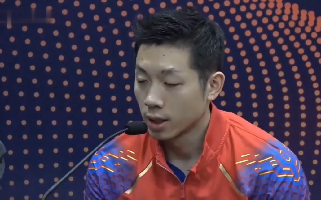 2019年总决赛混双许昕总结,坦言前两局自己打的不好失误夺,但是后面