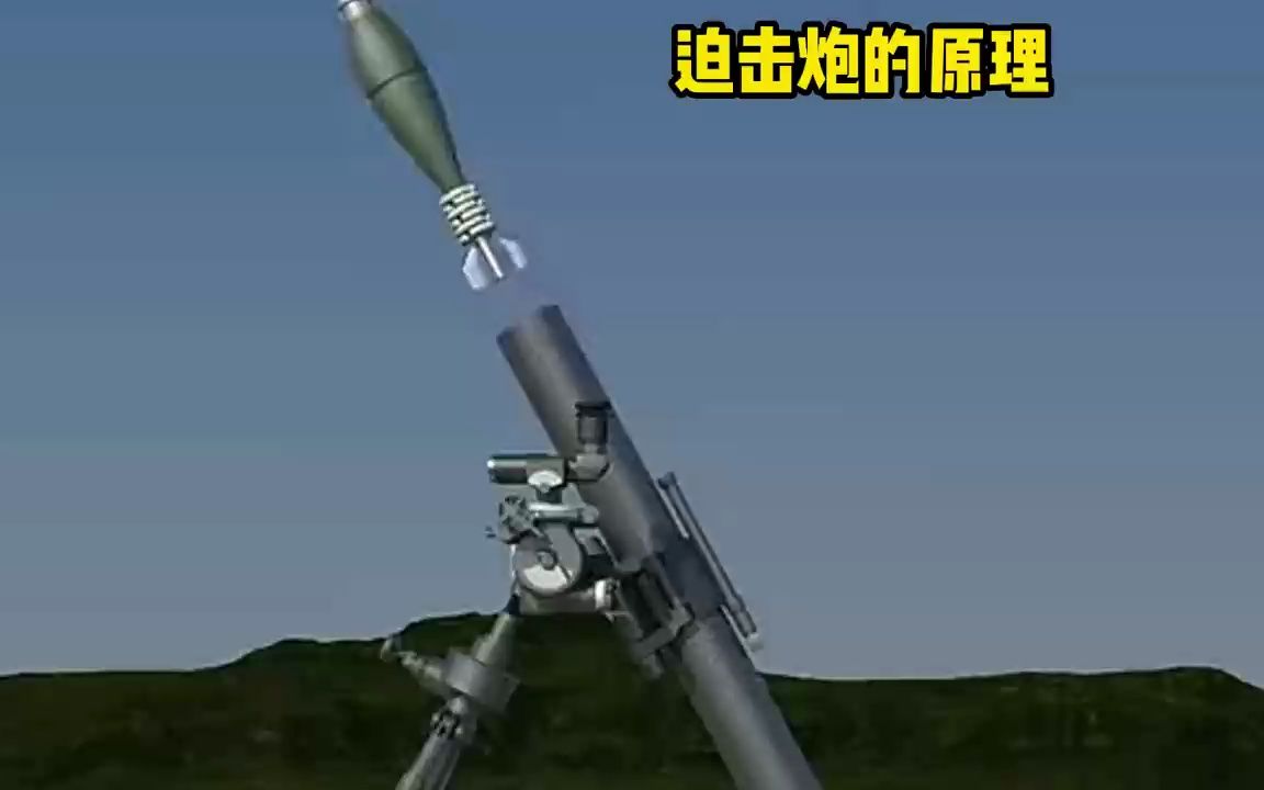令人闻风丧胆的迫击炮,发射的原理,原来还有这么多知识