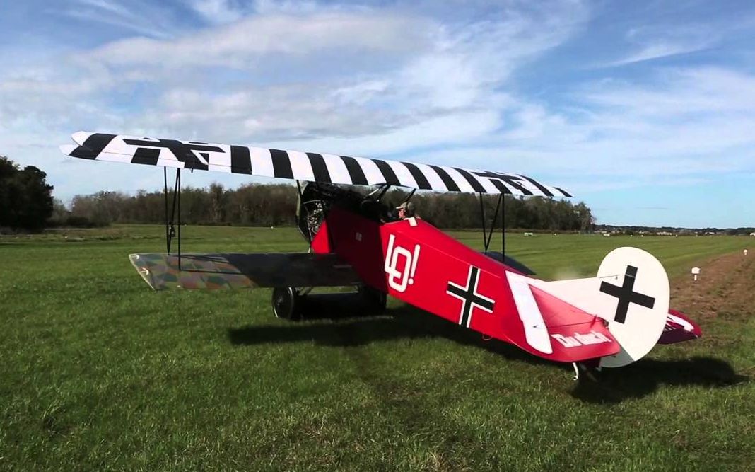 一战德机fokker福克dvii战斗机