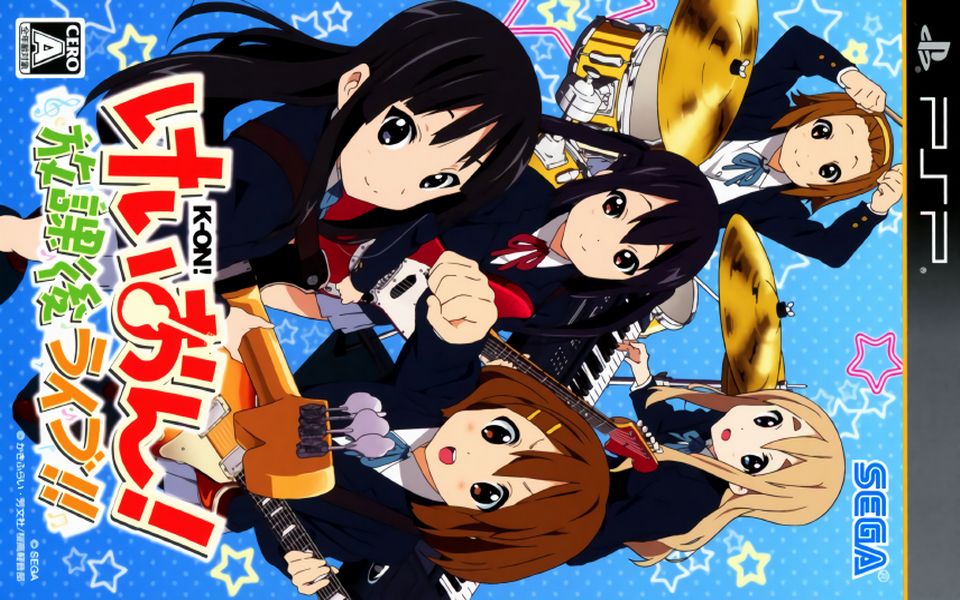 psp游戏图签0044轻音少女放学后演唱会