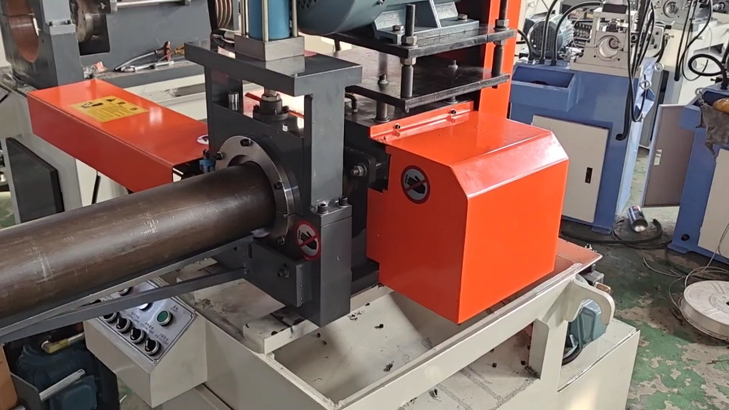 180单头倒角机视频,钢管倒角机,平头倒角机厂家.