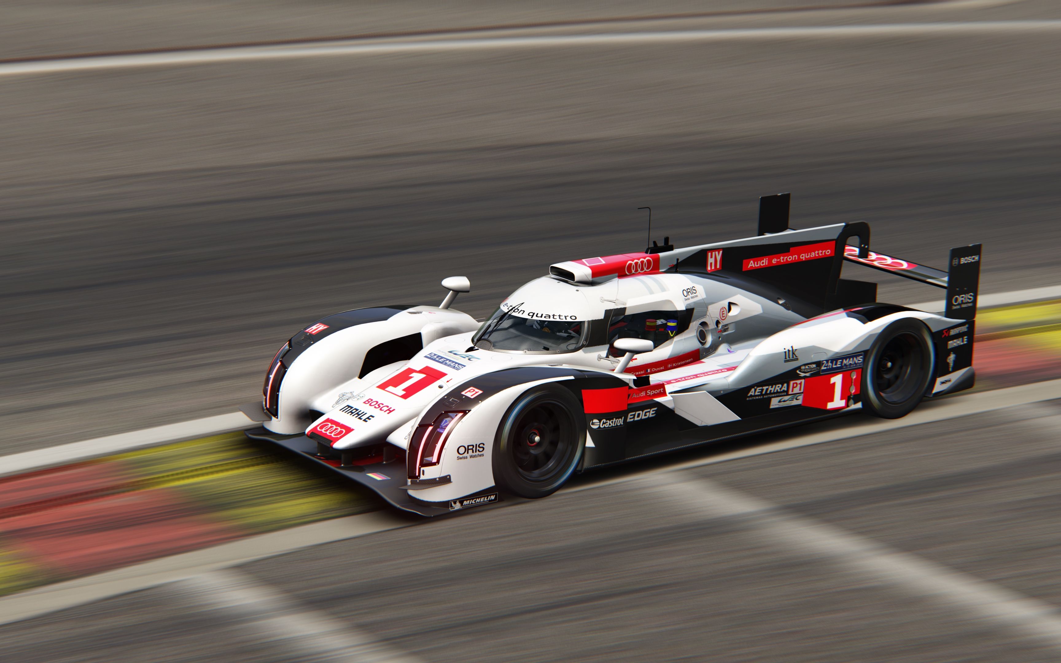 [assetto corsa/车载]audi r18 e-tron quattro2014 @ spa 1:56.