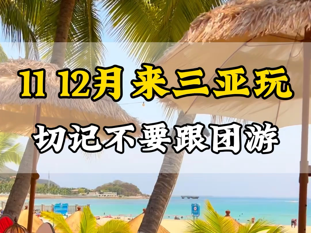 这个11、12份来三亚玩,切记不要跟团!三亚景点多,线路复杂,想深度游玩,看这个视频,一定让您不留遗憾! #三亚 #三亚旅游 #三亚风景哔哩哔哩...