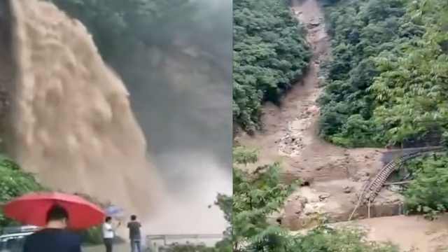 或现80年来最大洪水重庆发布綦江洪水红色预警,铁轨冲断哔哩哔哩bilibili