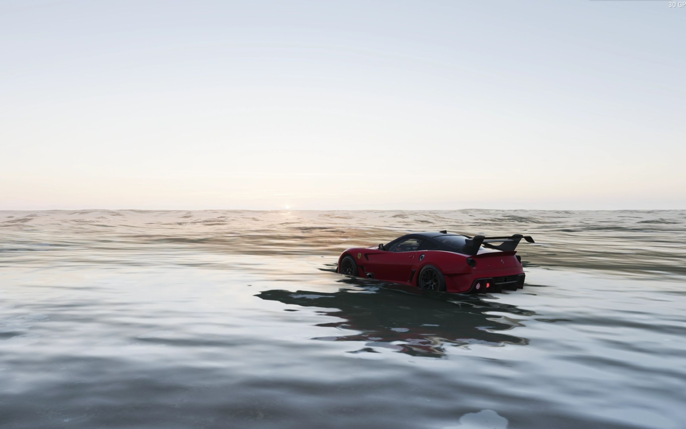 地平线4-秋季班堡海边看日出_哔哩哔哩_bilibili