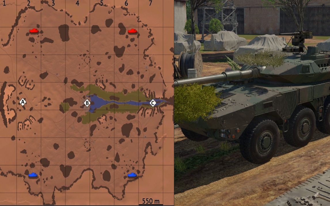 【war thunder】 新地图第一场不知道怎么打_战争雷霆