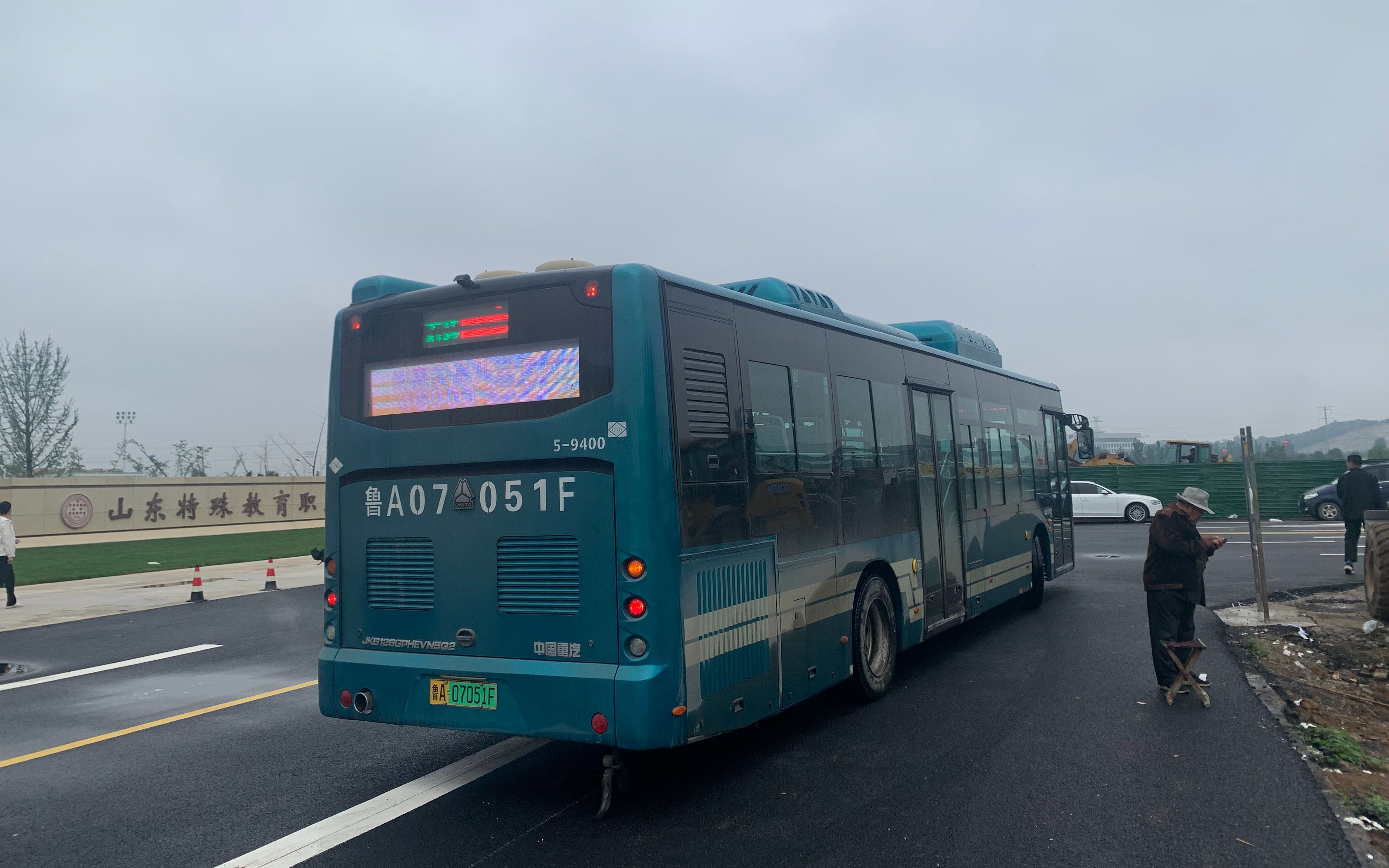 济南公交172路长清区延长路段体验