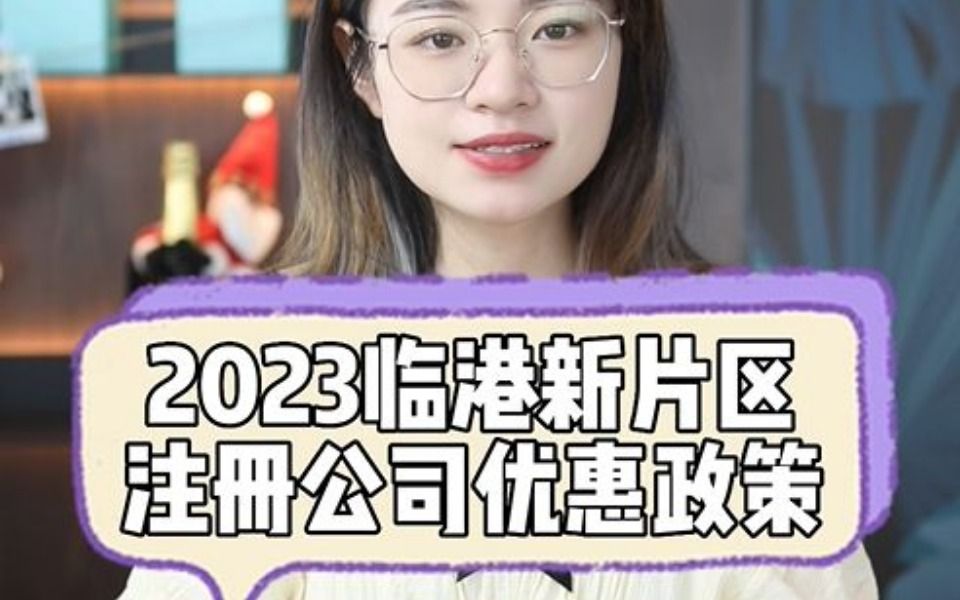 2023临港新片区注册公司优惠政策哔哩哔哩bilibili