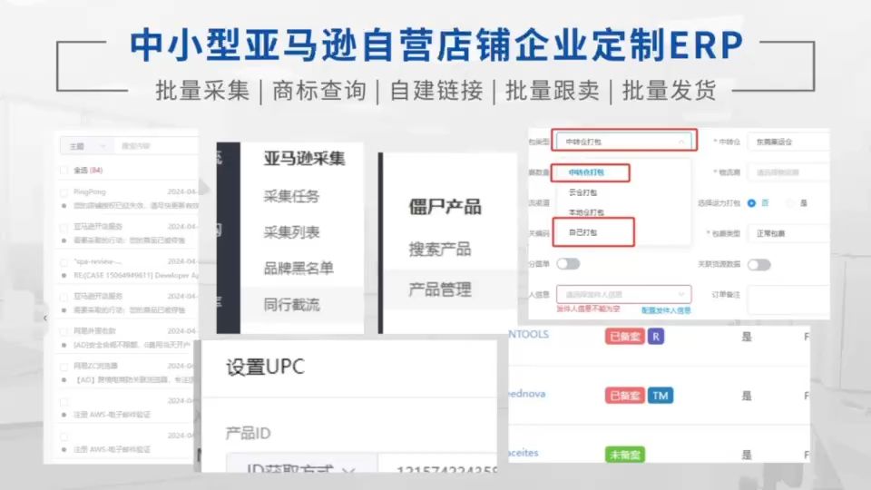 亚马逊自发货ERP系统,中小企业店群孵化培训管理定制ERP系统!哔哩哔哩bilibili