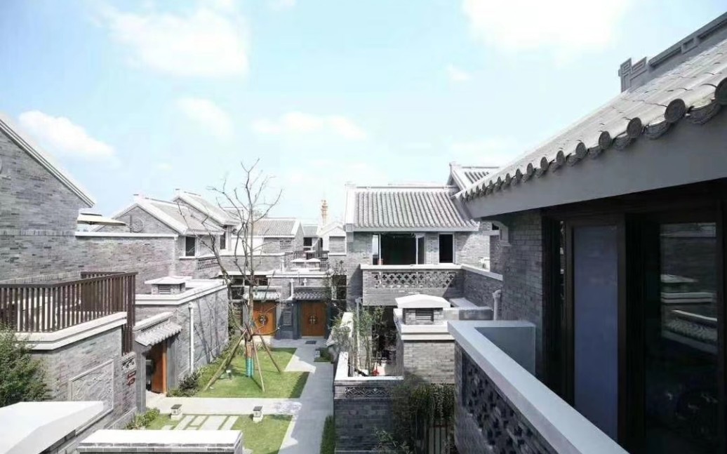 成都青城山也有这样的老北京合院