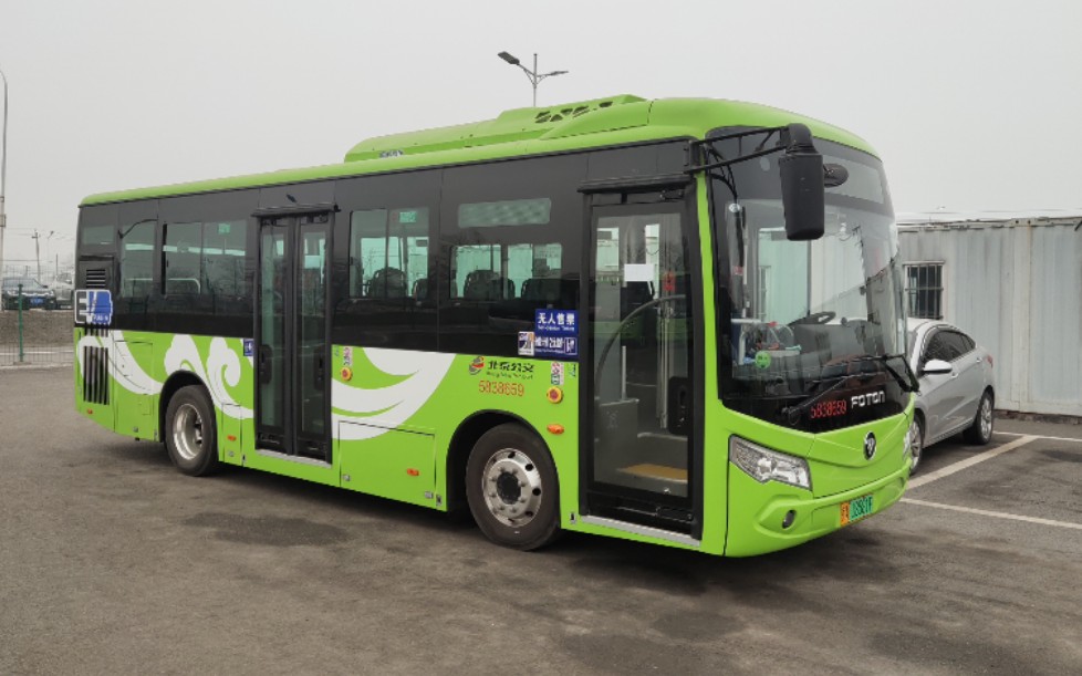北京公交北京公交t109路小绿萌运行视频