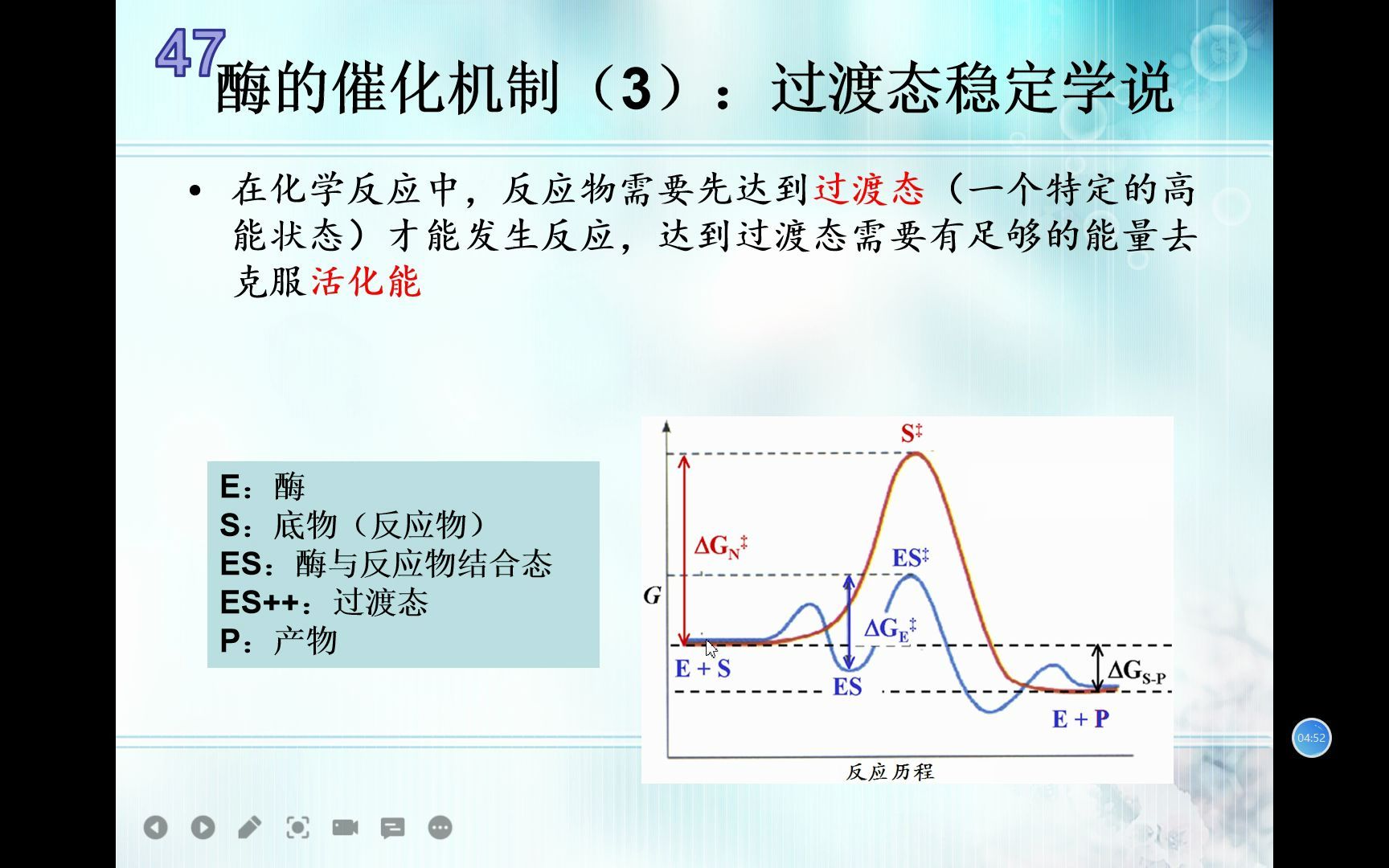 生物竞赛难点40生物化学酶催化反应的原理哔哩哔哩bilibili