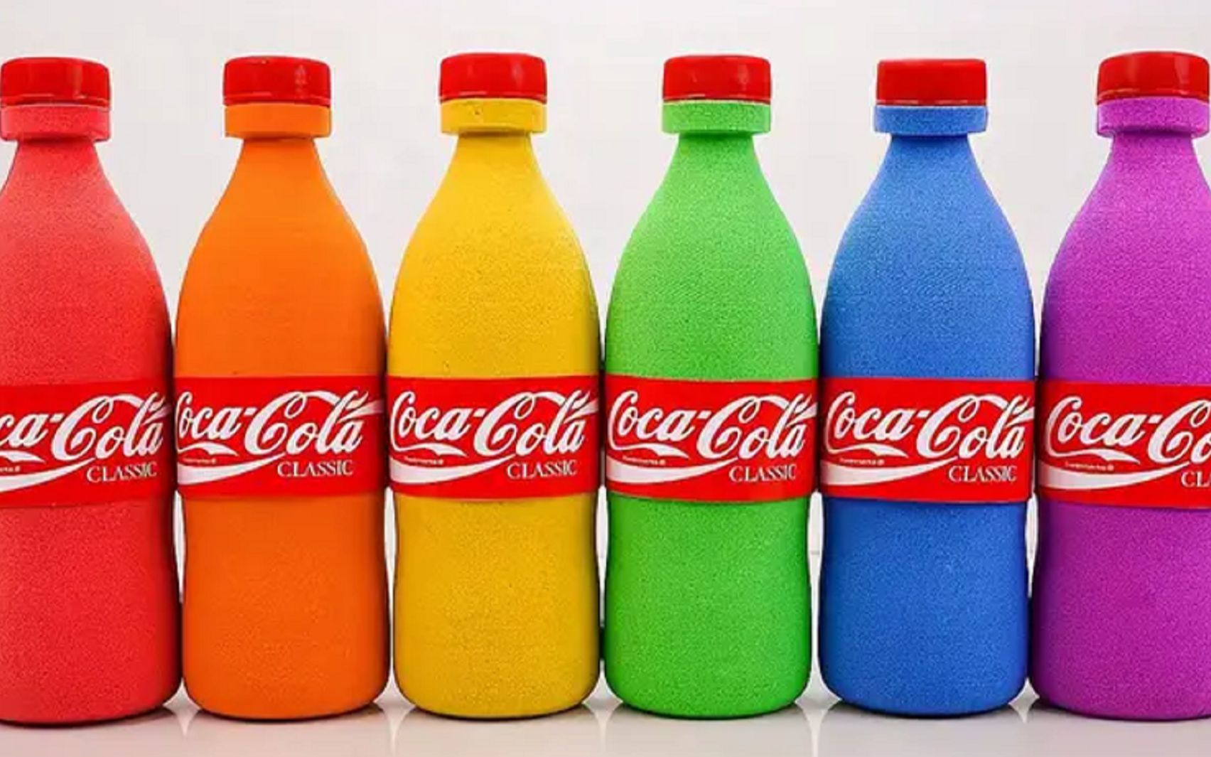 令人满意的视频如何制作疯狂马特彩虹可乐瓶一起来试试吧