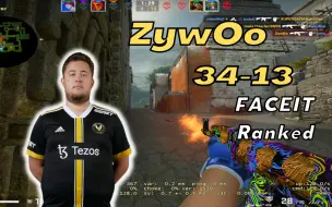 Video herunterladen: ZywOo (34-13) (Ancient远古遗迹) @ FACEIT天梯 / 2023.01.19 / CSGO POV