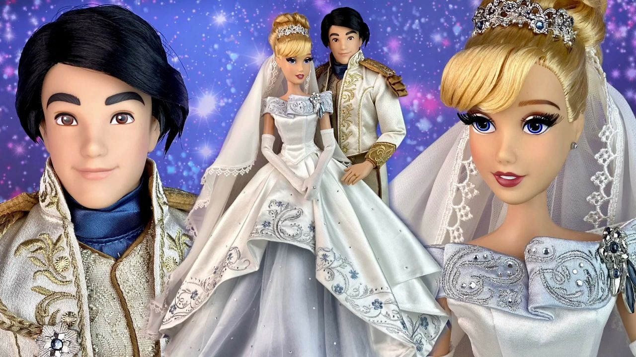 [图]【转载】迪士尼限量版灰姑娘和王子婚礼娃娃系列开箱展示 Cinderella & Prince Charming Limited Edition