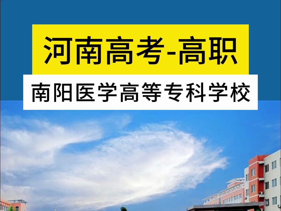 南阳医学高等专科学校 河南省排名19全国342哔哩哔哩bilibili