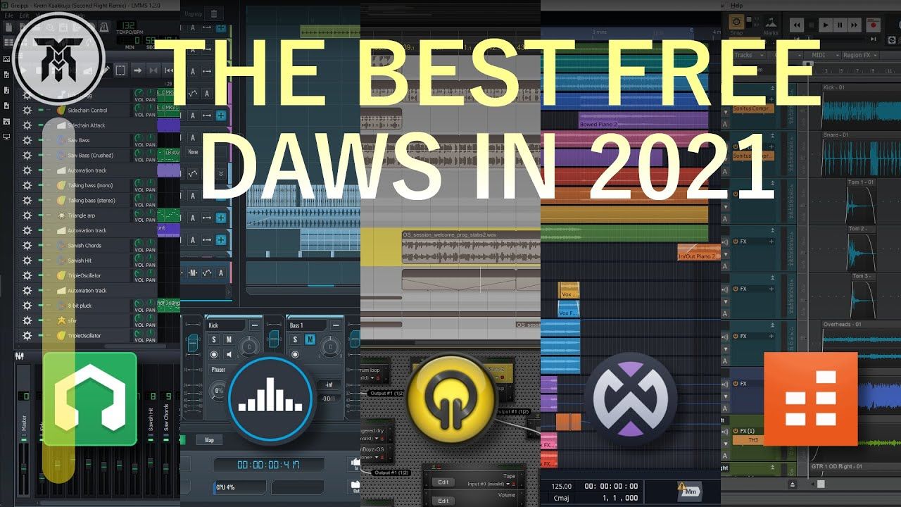 【最新免费的Daw】2021免费的Daw编曲混音软件!哔哩哔哩bilibili