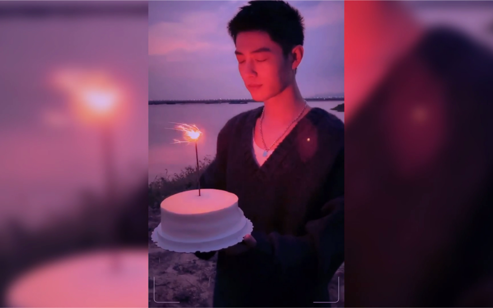 肖战29岁生日吹蜡烛许愿!往后余生愿你开心的像个孩子