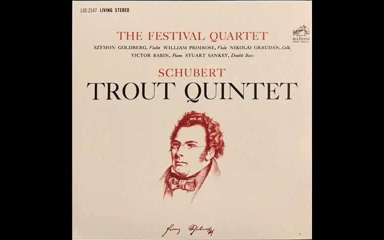 [图]舒伯特钢琴五重奏《鳟鱼》Stuart Sankey - TROUT QUINTET