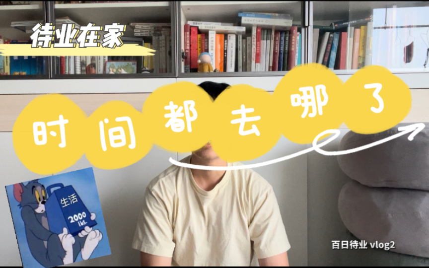 【百日待业vlog2】待业在家的时间居然比上班过得都快?