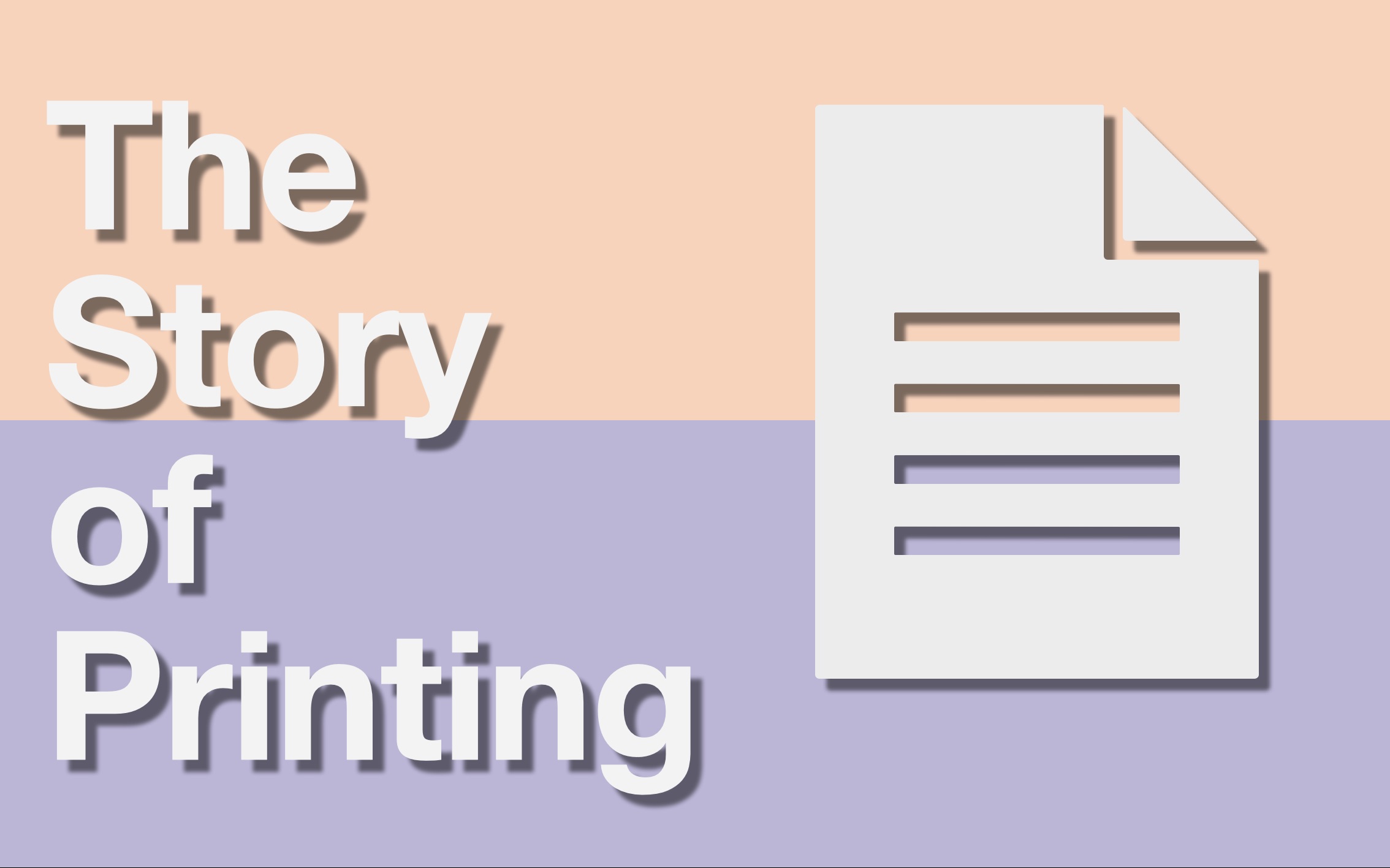 [图]印刷术的故事 The Story of Printing - 用英文讲咱们的故事