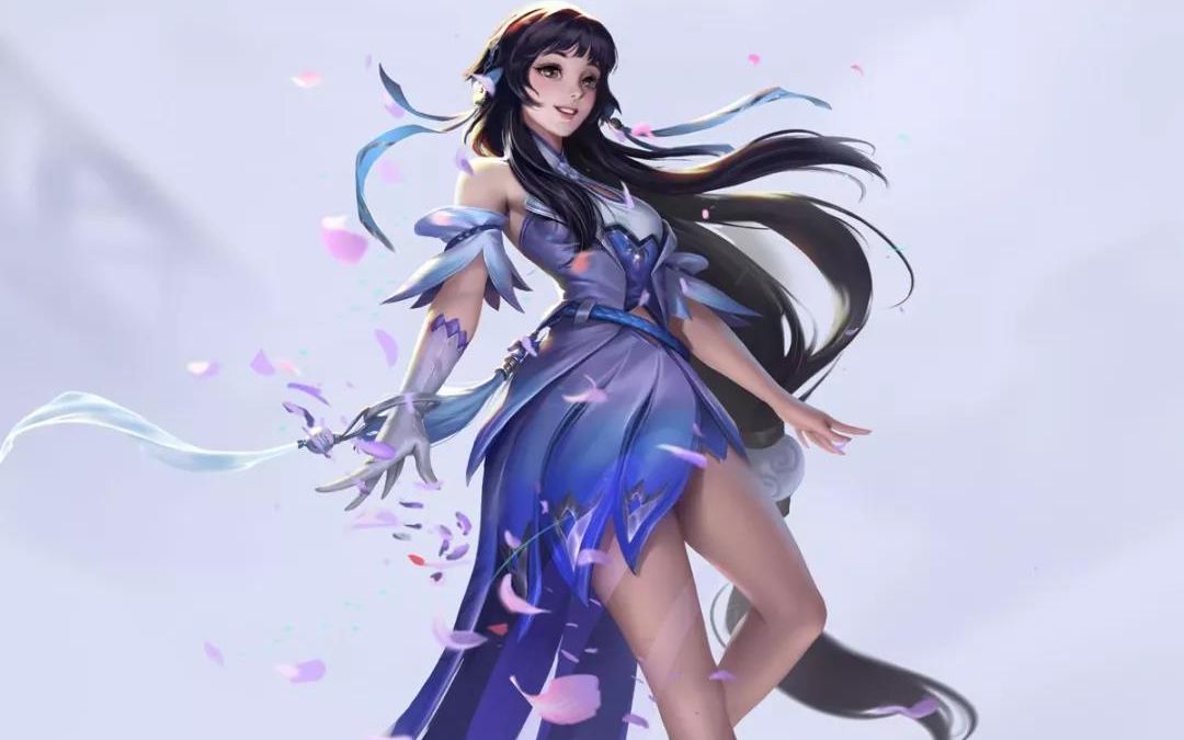 3dmax基础:王者荣耀"西施"角色低模布线建模教学