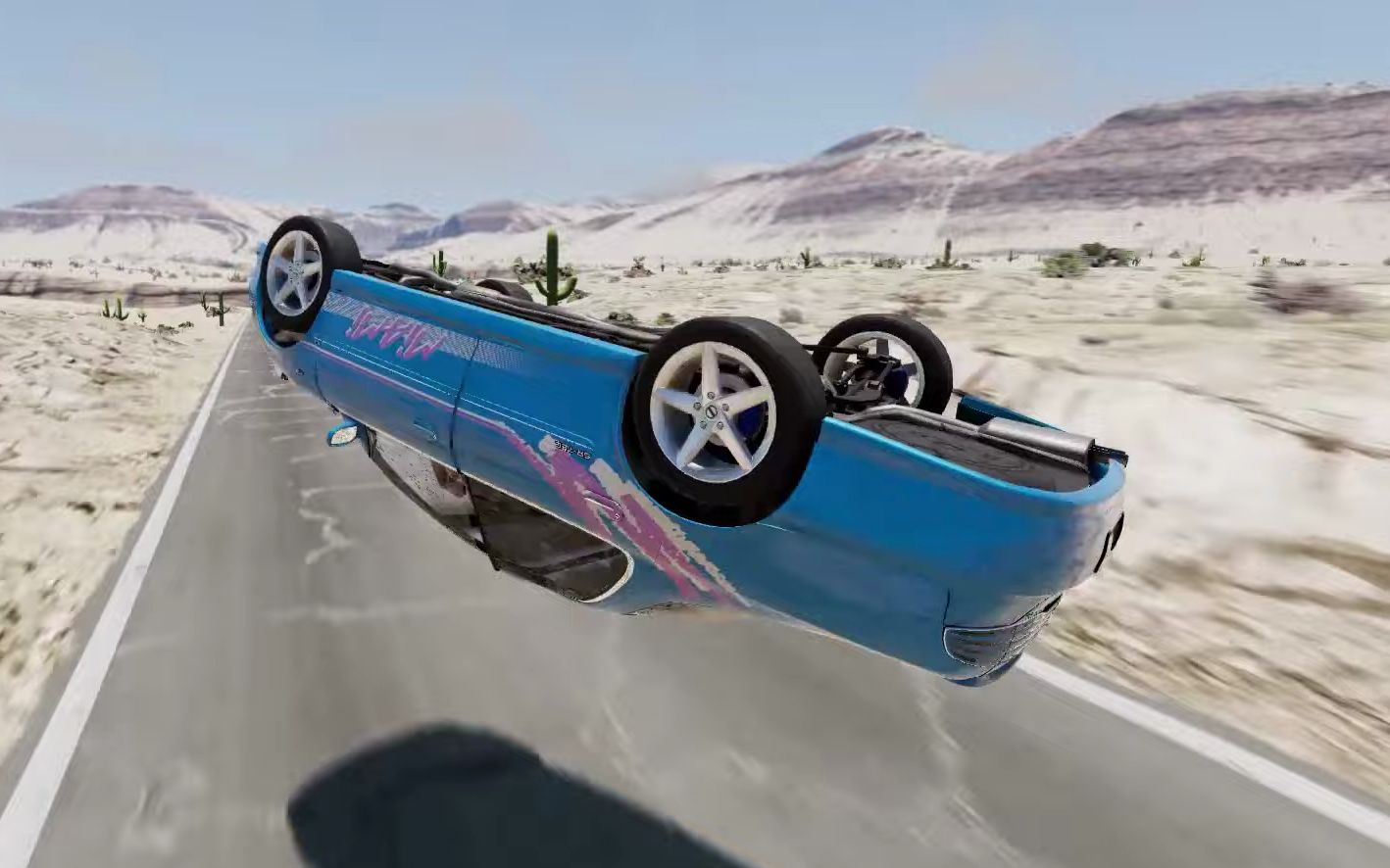 beamng模拟汽车跑车飙车车祸碰撞