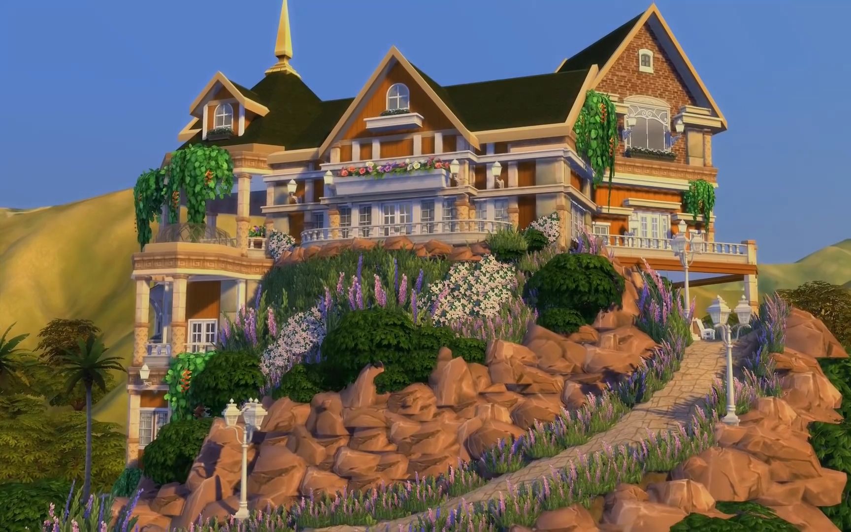 sim4 模拟人生4 速建 山顶城堡