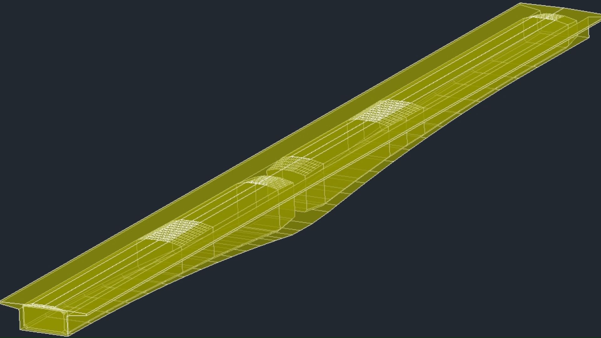 20分钟变截面刚构箱梁从三视图到三维实体建模演示