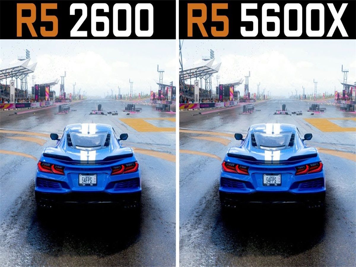 r5 2600 vs r5 5600x cpu对比(1080p低画质分辨率测试,显卡为rtx 4060