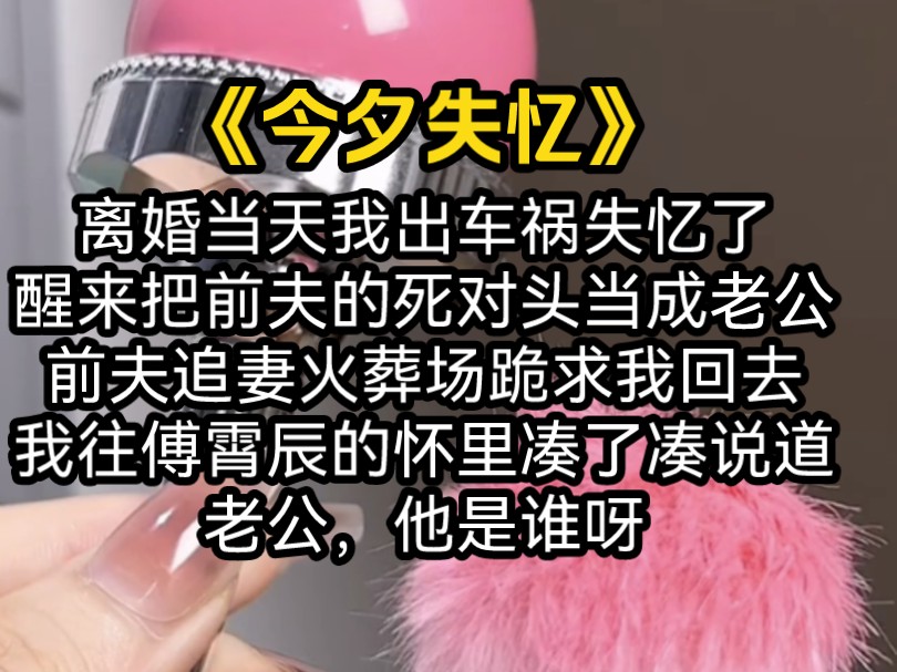 离婚当天我出车祸失忆了,醒来后错把前夫的死对头当成老公.前夫追妻火葬场跪求我回去,我往傅凌霄的怀里凑了凑说道:老公、你说句话啊,我不认识他...