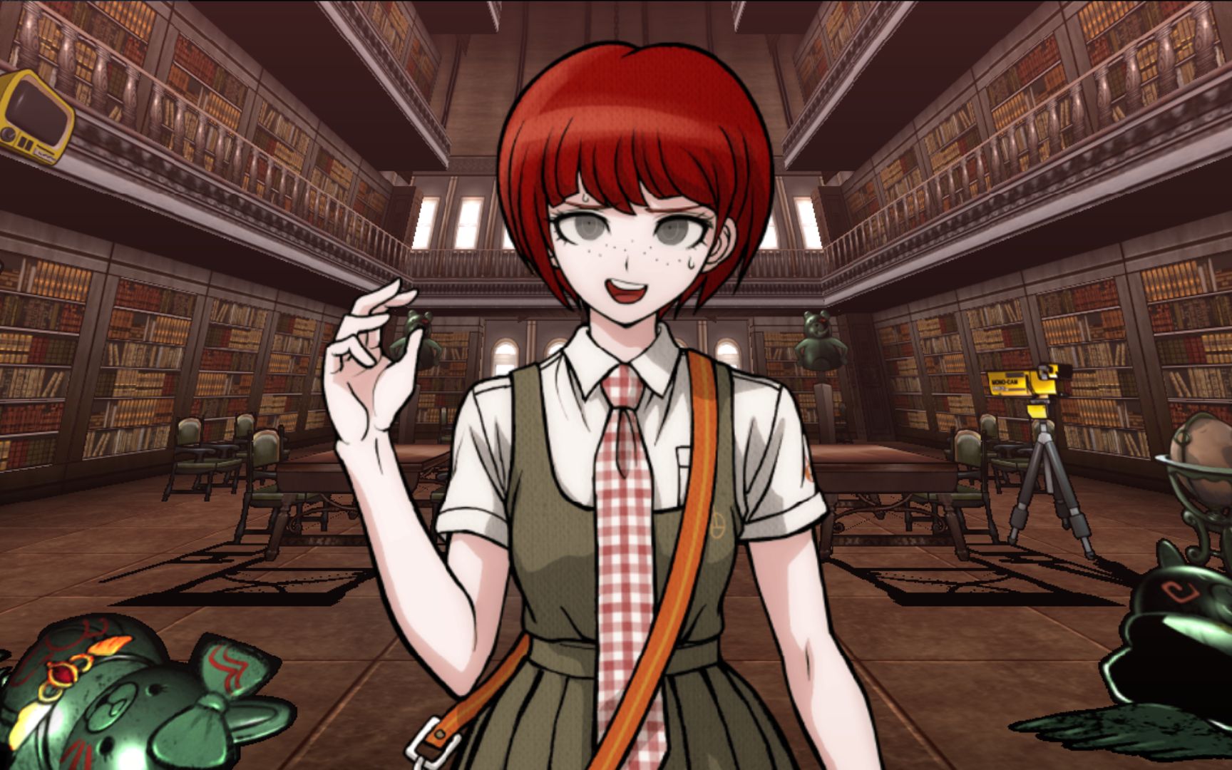 《弹丸论破2》爱岛模式 小泉真昼好感度对话收录 外出券攻略 图书馆篇