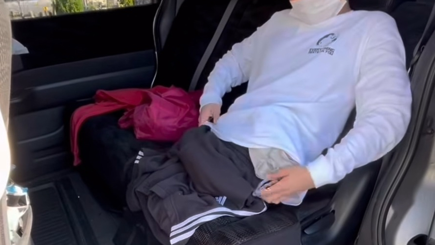 【截肢】双腿高位截肢小哥上下车