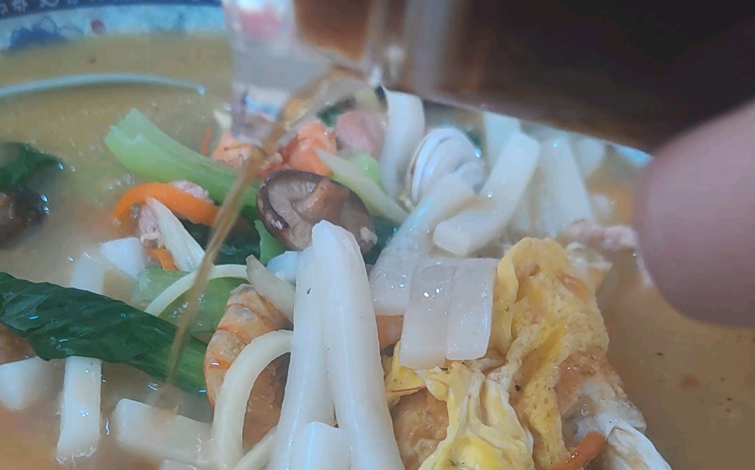 活动作品三鲜汤年糕吃的太爽了好鲜啊