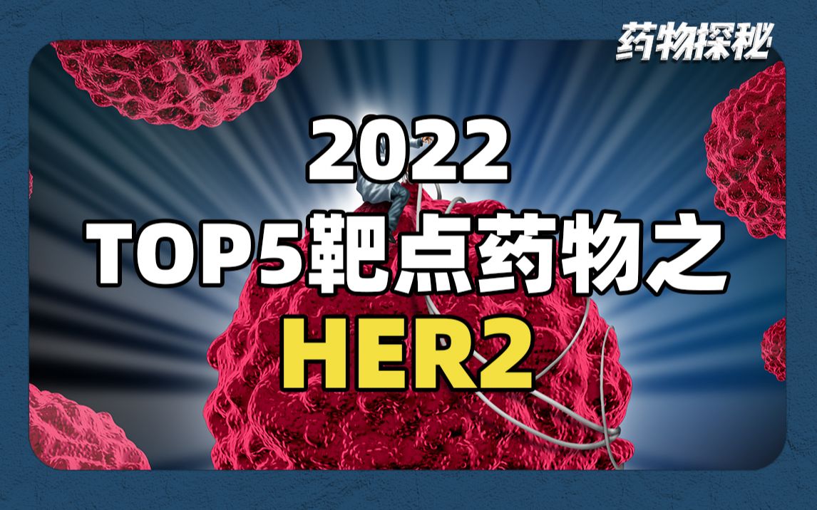 2022年热门靶点TOP5盘点!HER2靶点地位卓越哔哩哔哩bilibili