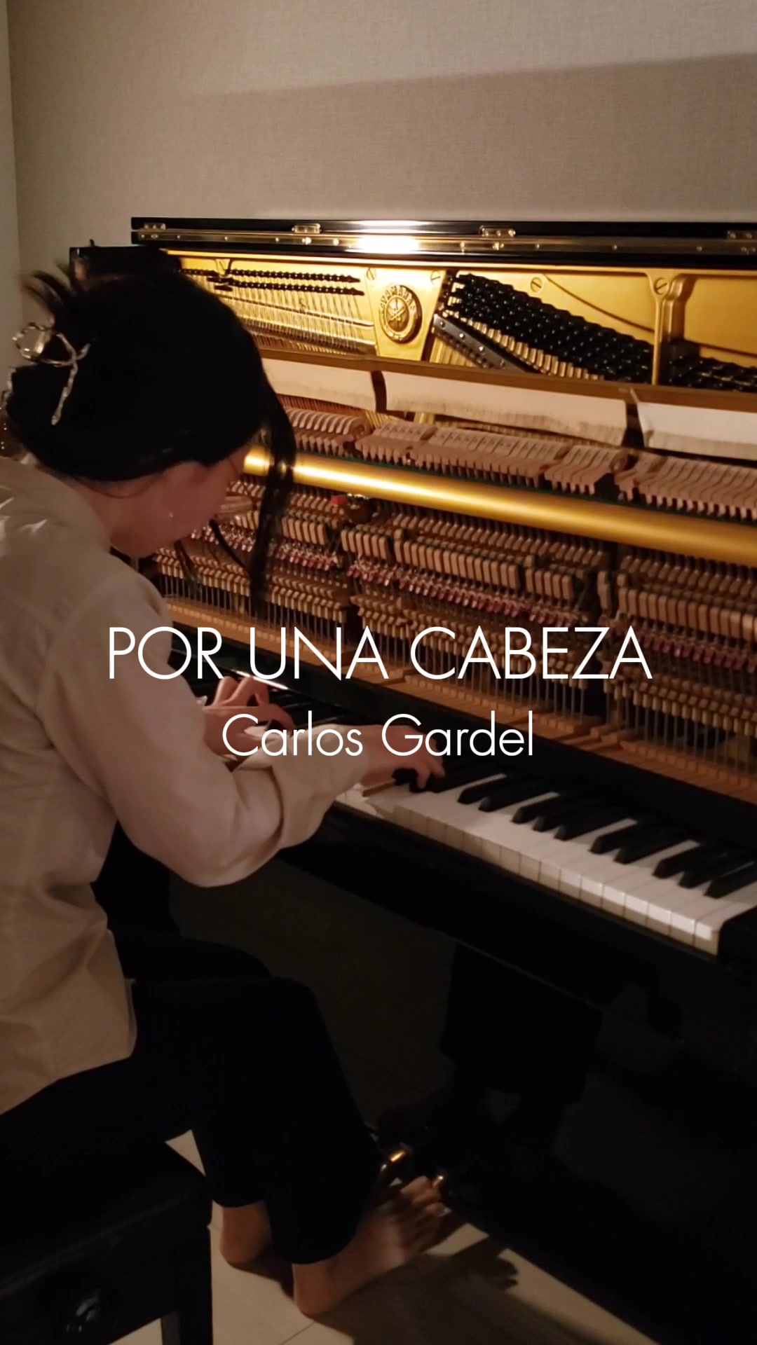 por una cabeza (钢琴探戈) by carlos gardel