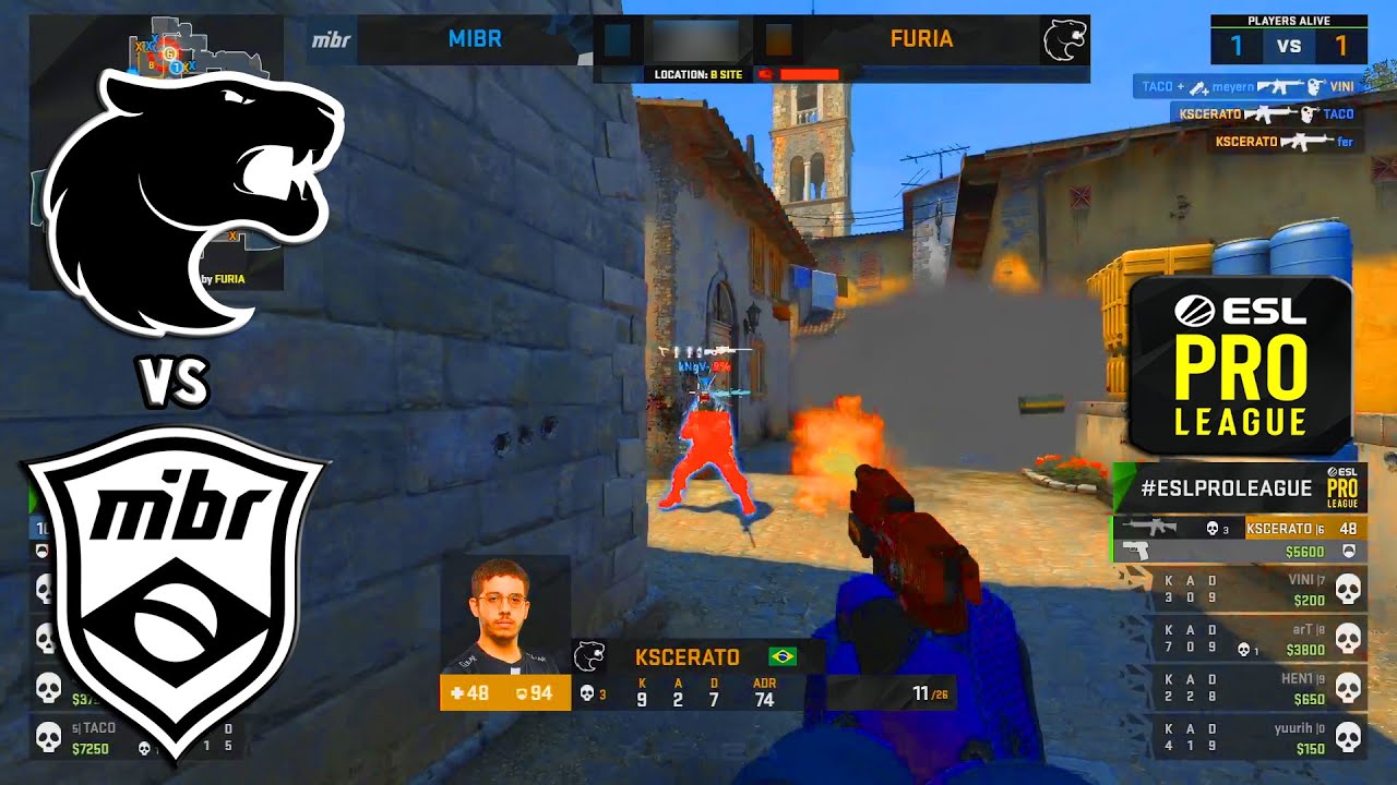 【csgo】furia vs mibr - esl pro league season 11 - cs:go抽烟大队